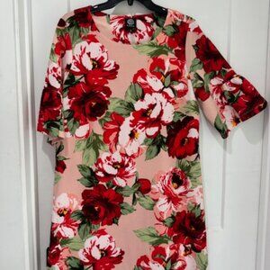 MULTI COLOR FLORAL PULL OVER